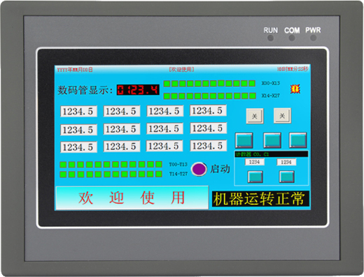 Panel sterowniczy HMI Panel operatorski Windows CE Modbus Sterownik PLC RS232